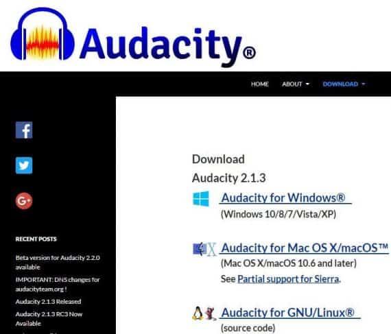 Audacity Download Mac Os X 10.6